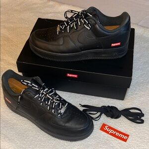 Nike x Supreme Air Force 1 Low "Mini Box Logo Black" sneakers